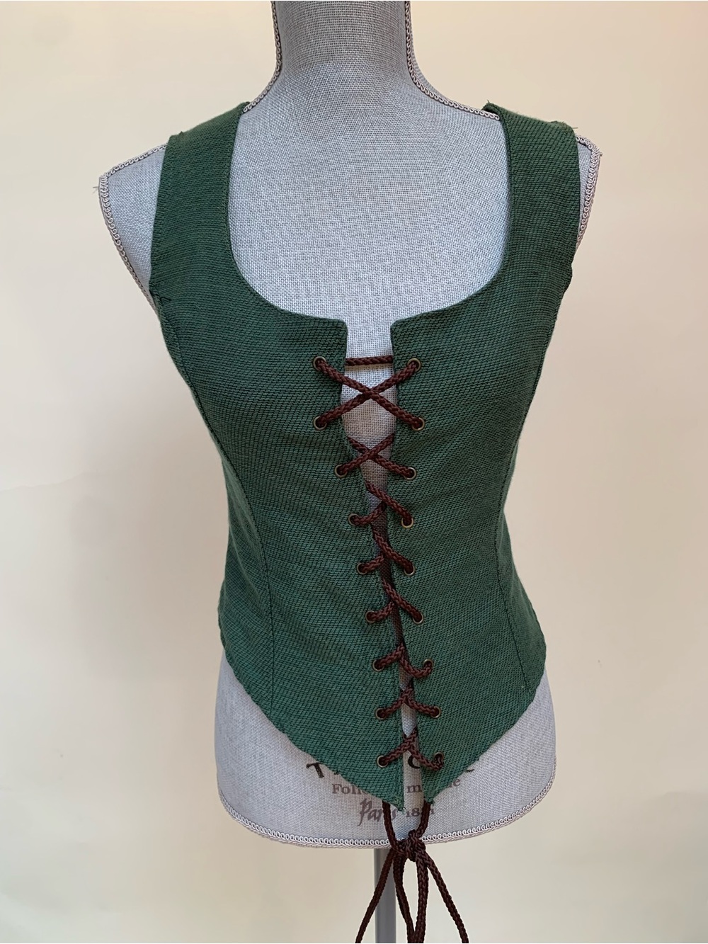 RAWBLADE Emma Corset Forest Green Fantasy Renfair Romance Fairy Costume Festival